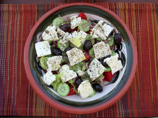 Ode to a Grecian Salad